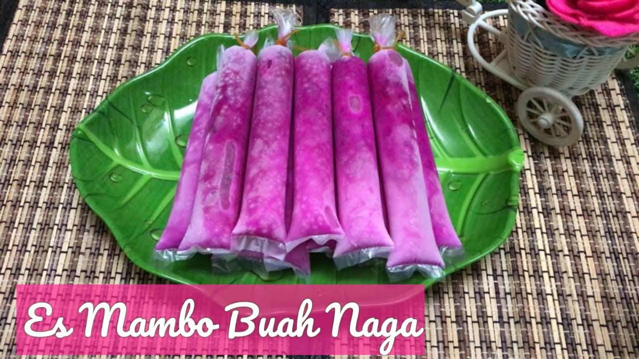 ES MAMBO BUAH NAGA || ENAK DAN LEMBUT BISA JADI IDE JUALAN