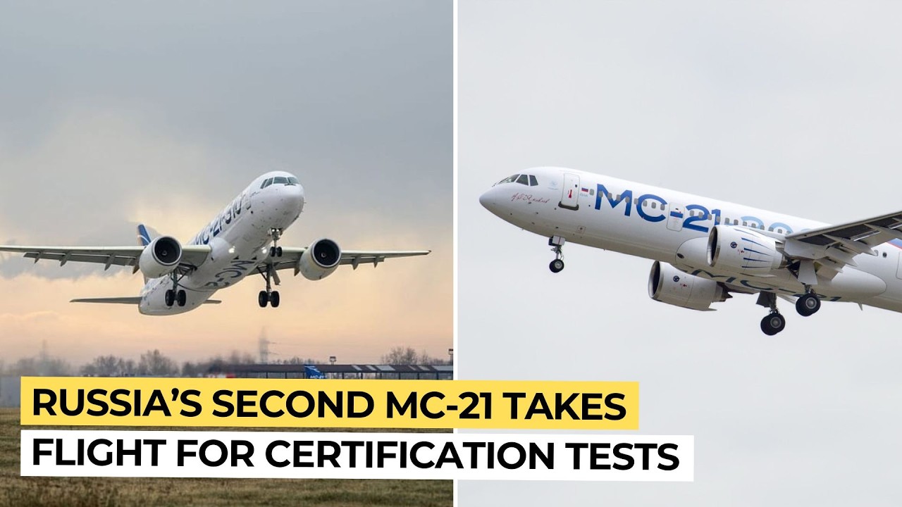 Второй самолет МС-21 поднялся в небо для сертификационных испытаний