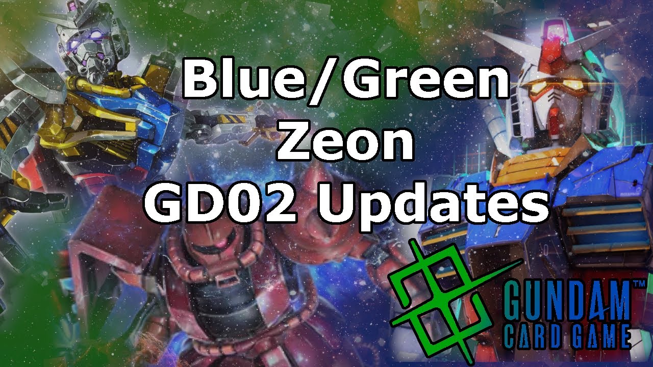 Сине-зелёный Zeon Rush GD02 обновляет профиль колоды: Gundam Card Game