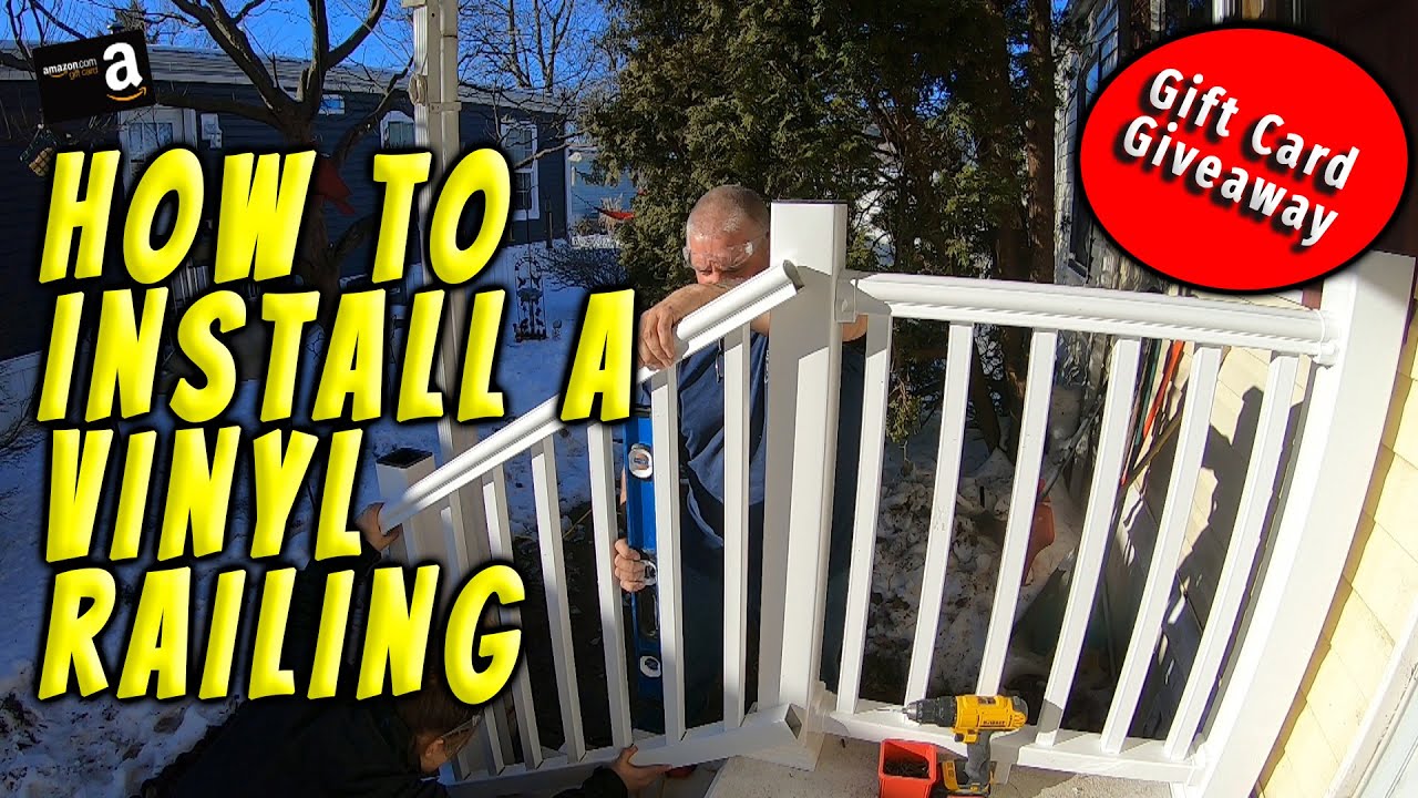 How to Install a Vinyl Railing