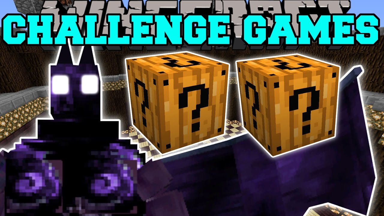 Minecraft: DARK OPAL DEMON CHALLENGE GAMES - Lucky Block Mod - Modded Mini-Game