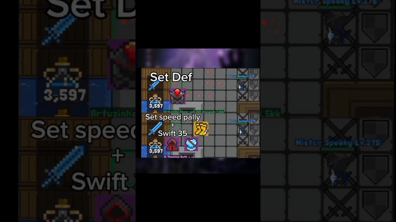 Set Speed+Swift 35🪽 vs Set Def🛡️ #rucoyonline