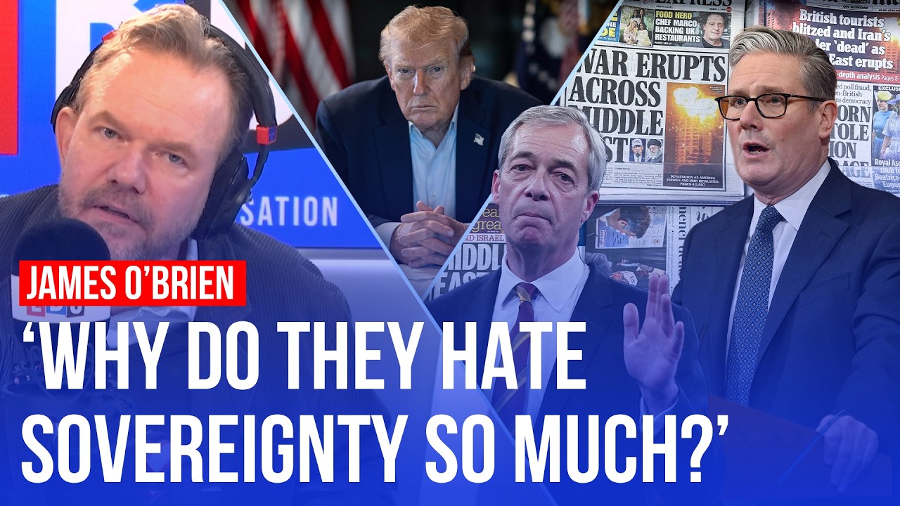 'Why is the UK media selling this war?': James O'Brien