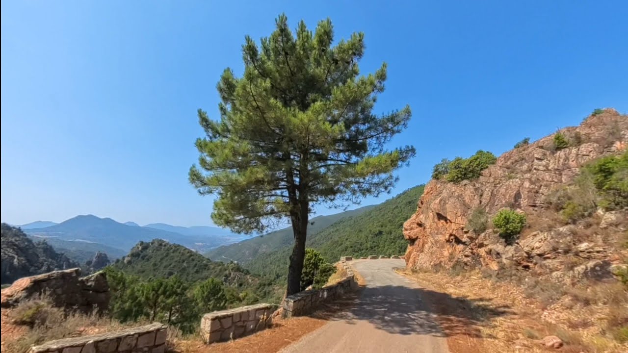 Sur les hauteurs de Propriano  - Corse du Sud  ( vidéo 4K )