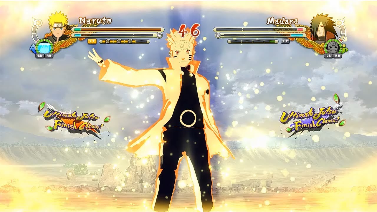 Naruto Ultimate Ninja Storm 3 Full Burst Naruto Sage of Six Paths vs Madara Gameplay (PC)