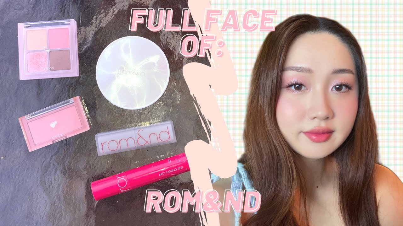 FULL FACE OF ROMAND | My Favorite K-Beauty Brand | Stacy Chen