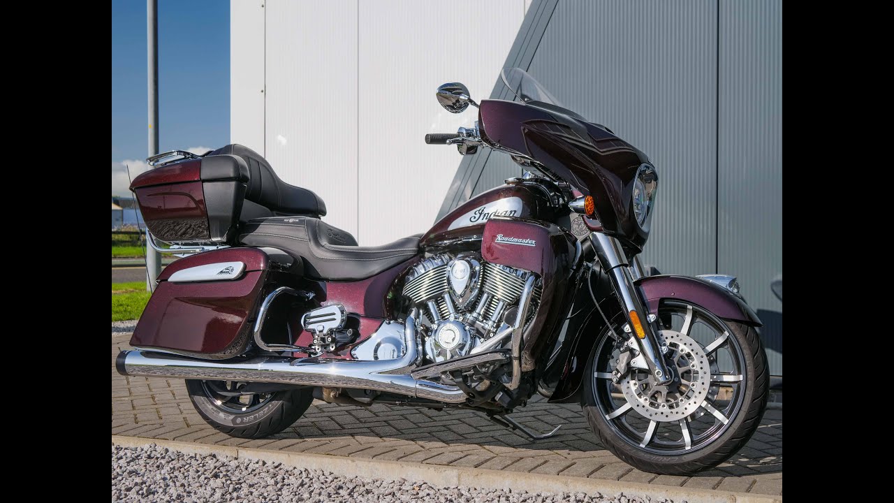 2021 Indian Roadmaster Limited in Crimson Metallic
