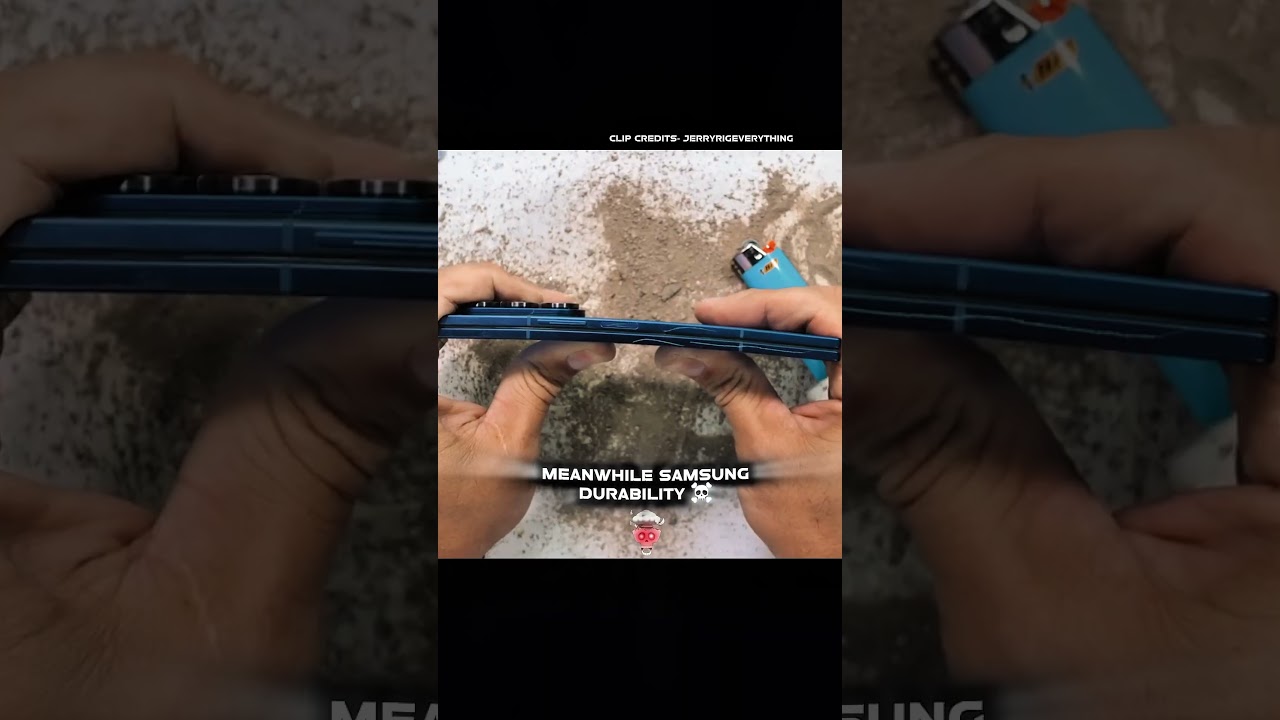 Samsung Foldable Phone Vs Huawei Foldable Phone Durability ☠️ #samsung #shorts