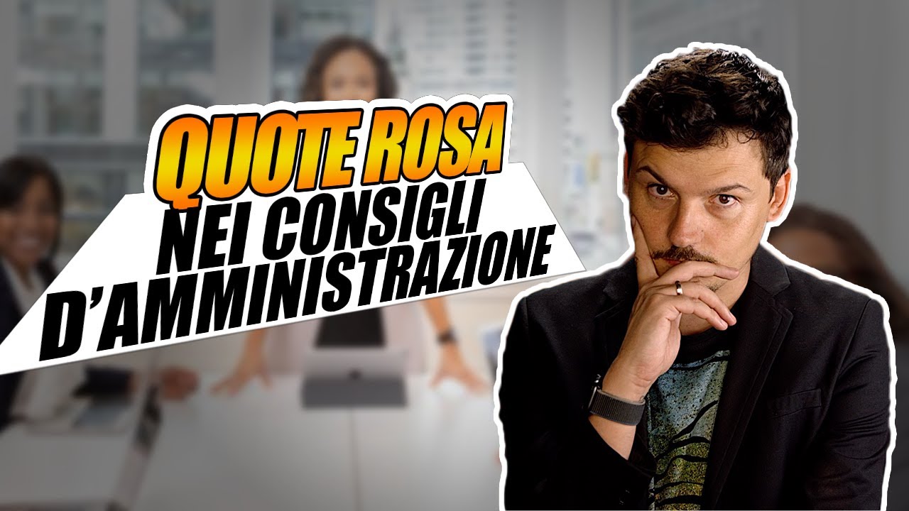 UE: quote rosa nei consigli d&rsquo;amministrazione delle aziende quotate