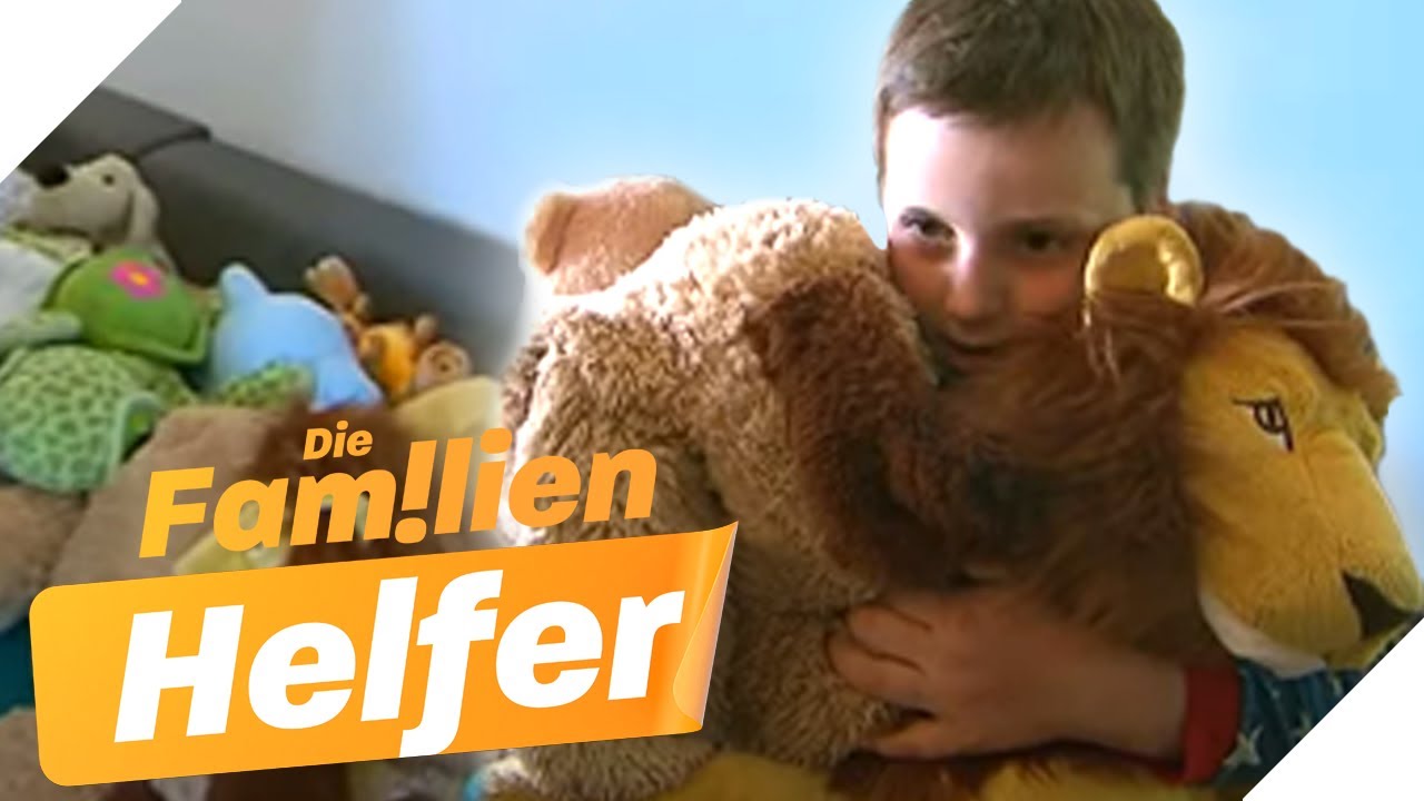 Merkwürdig: Robin (8) will nicht ohne seine Kuscheltiere sein! | Die Familienhelfer | SAT.1