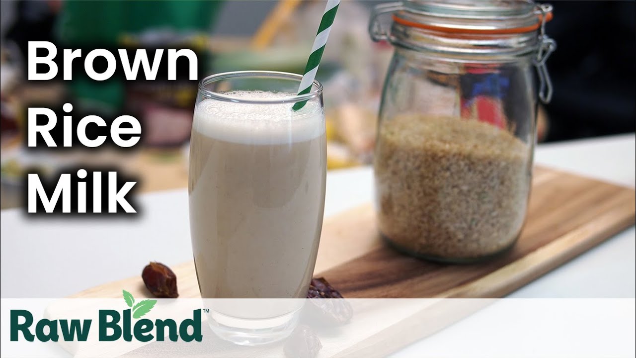 How to make Brown Rice Milk in a Vitamix Blender | Recipe Video