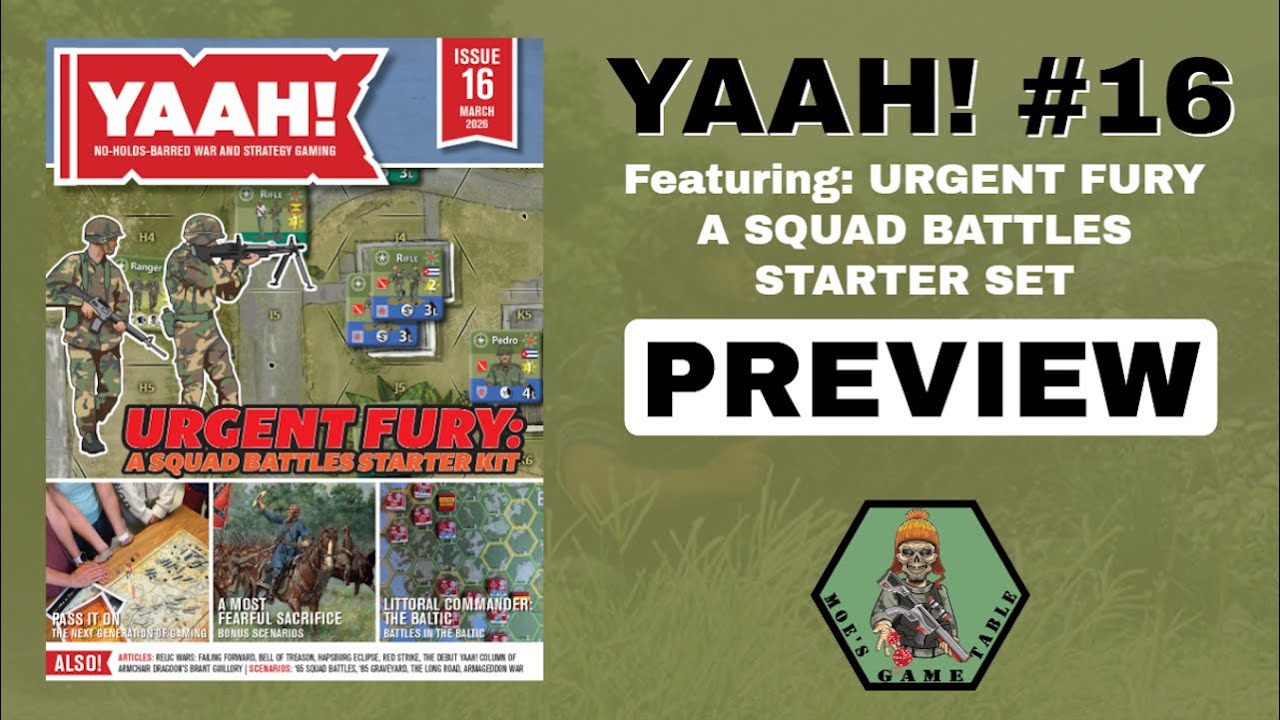 Журнал Yaah!, выпуск №16, по материалам краудфандинговой кампании Flying Pig Games на Kickstarter.
