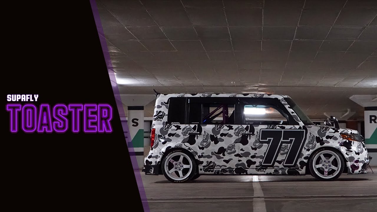 Darren's Supafly Toaster - GWM CoolBear/Scion xB | Toaster Mafia | Rapid Garage | Turn1 wheels (4K)