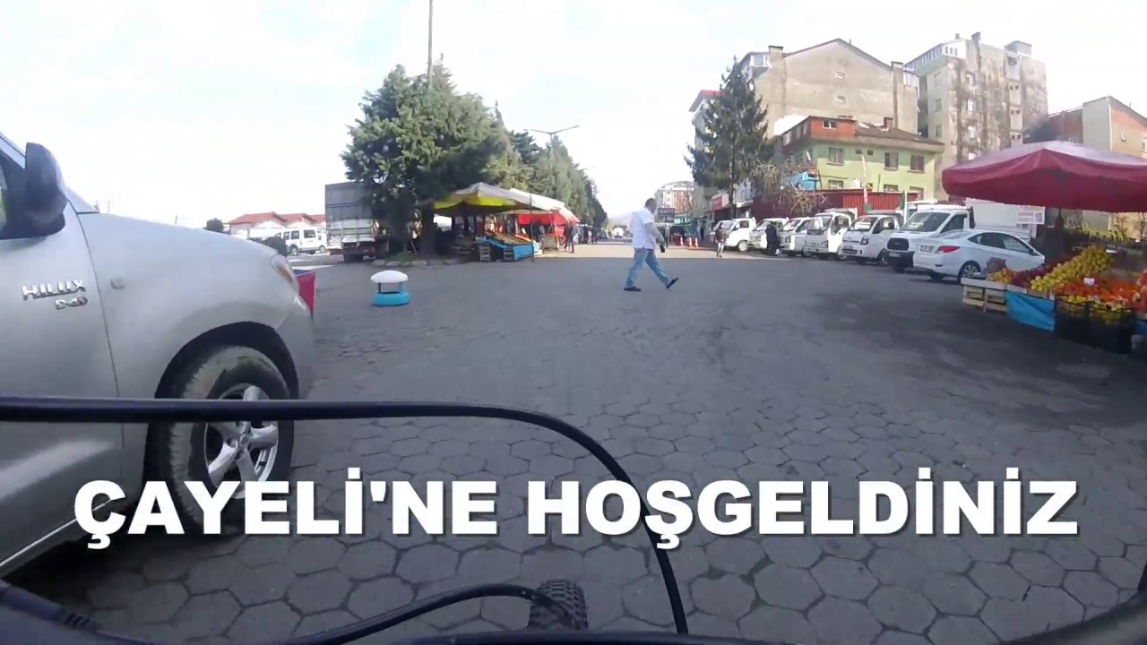 Rize Çayeli kısa bir şehir turu atalım