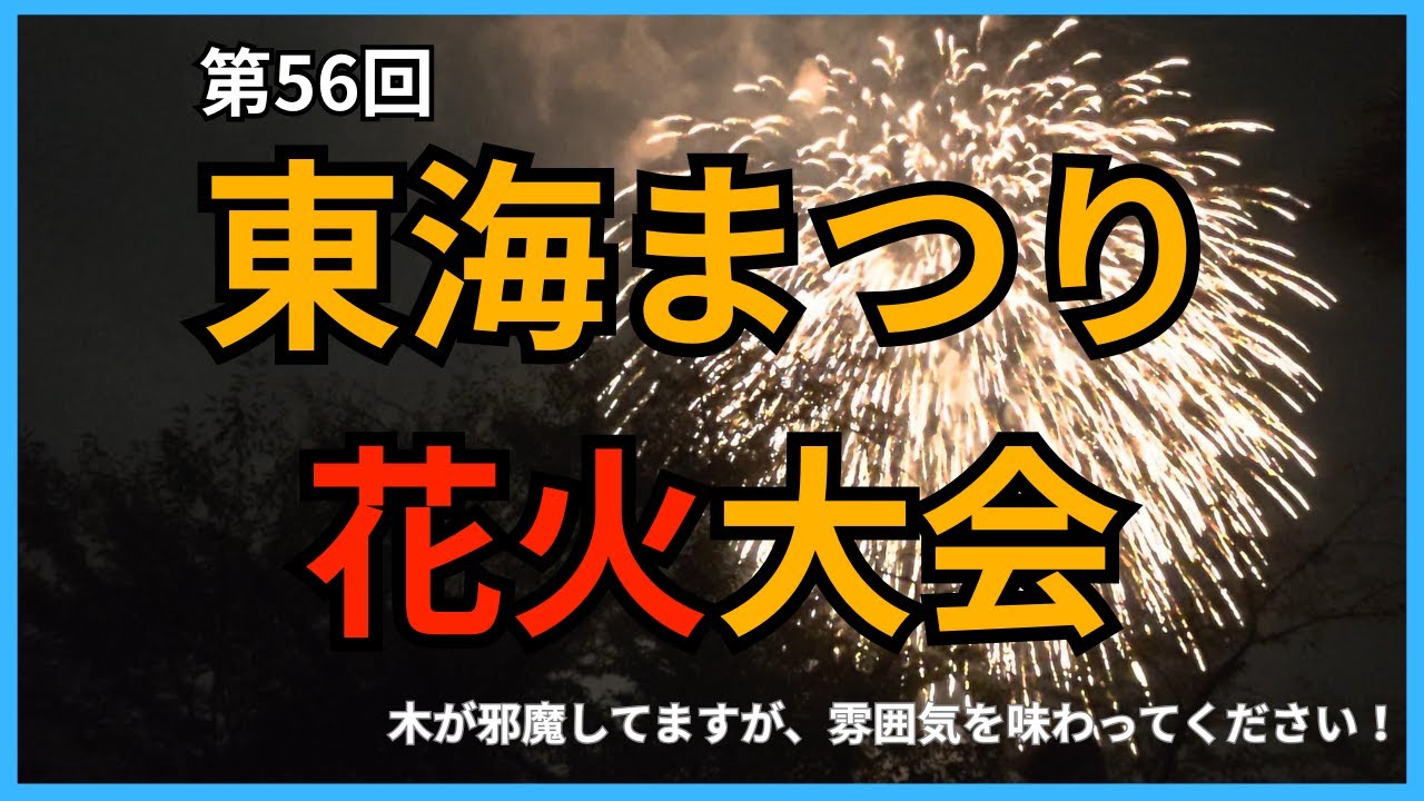 木越しの大迫力… 第56回 東海まつり花火大会 2025【愛知・東海市】