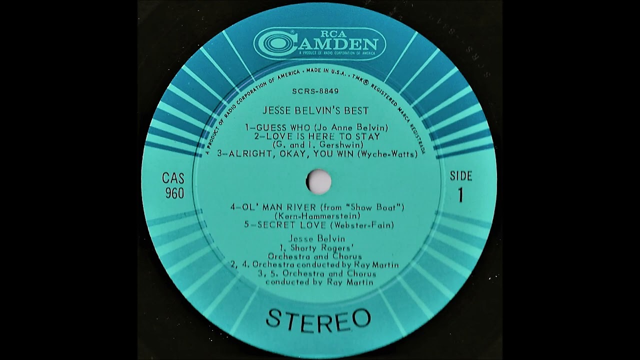Jesse Belvin- Guess Who