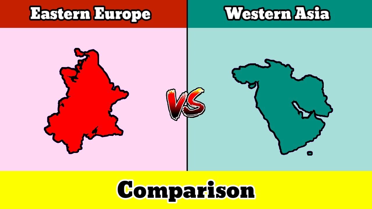 Let's Compare Eastern Europe VS Western Asia | Country Comparison | Data Duck