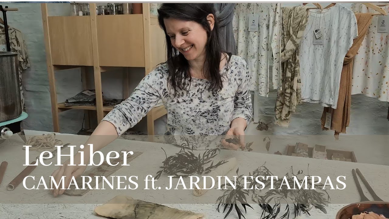Eugenia Zoia de JARDÍN ESTAMPAS: Cómo Crear Moda Sustentable con Eco Prints y Tintes Naturales