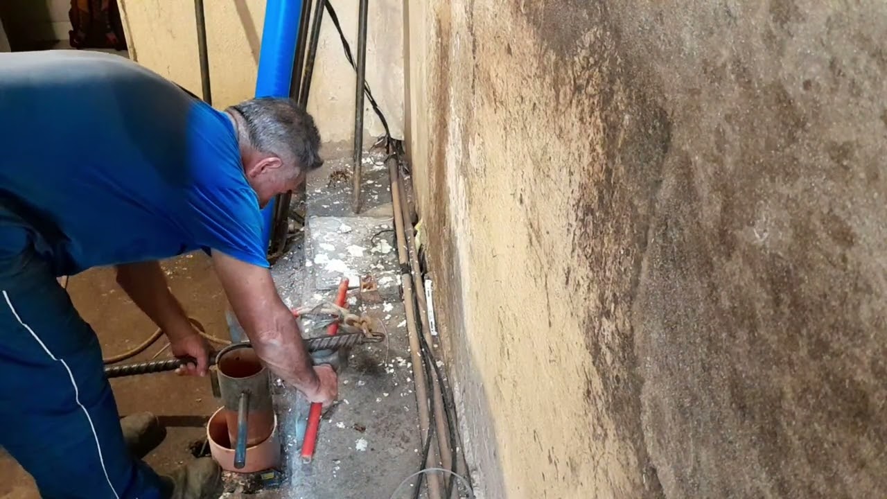 Reciclagem do poço artesiano na areia