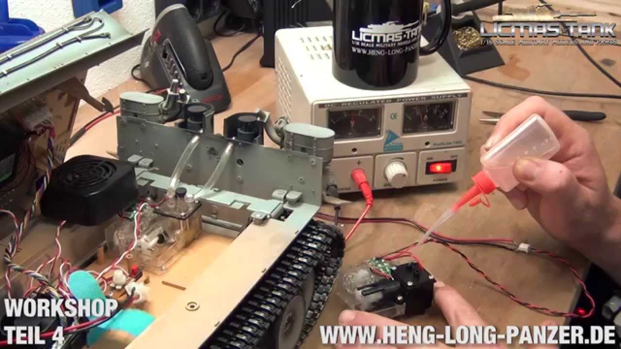 4. Teil RC Panzer Workshop - Tipps und Tricks Rauchmodul Heng Long Taigen