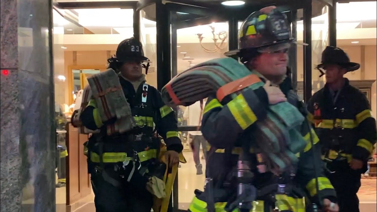 FDNY Manhattan 10-77 Box 0904 Fire was on the 6th Floor of a High Rise Fire Proof MD