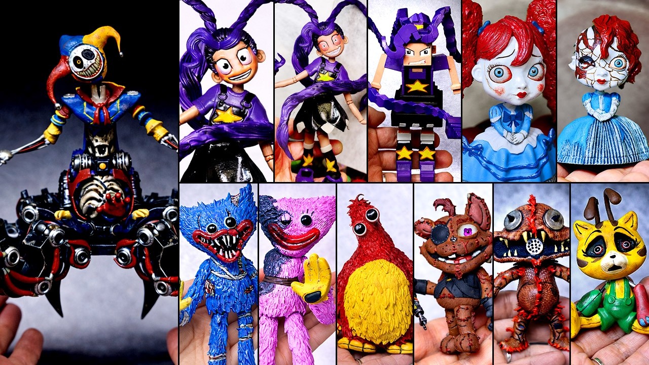 Making Poppy Playtime Chapter5 - ALL Characters Sculptures Timelapse