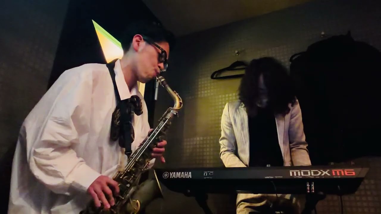 五反田のスナックで『この素晴らしき世界』吹いてみた【What A Wonderful World | 横田寛之sax 楠直孝piano】