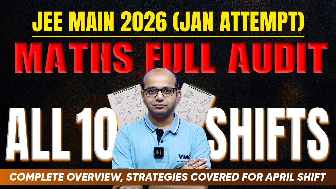 JEE Main 2026 Maths Review 😱 | Shift-Wise Difficulty Explained #vmc #iitjee #jee2026