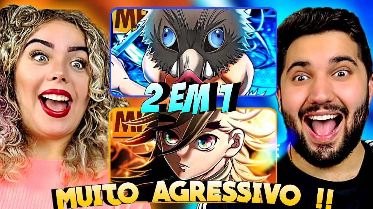 REACT - Tipo Inosuke Hashibira 🐗 e Vibe Douma 🧛&zwj;♂️❄ (Kimetsu no Yaiba) | MHRAP
