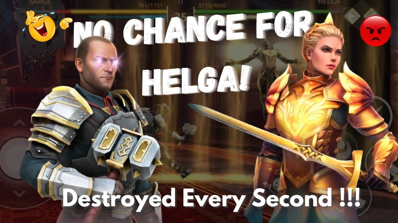 Helga Destroyed! Aggressive Tactics in Shadow Fight 4: Legion in Flames (Helga Boss | Chronicles) 35