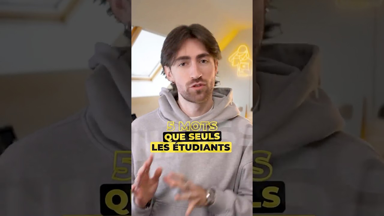 5 mots que seuls les &eacute;tudiants connaissent 💬📚