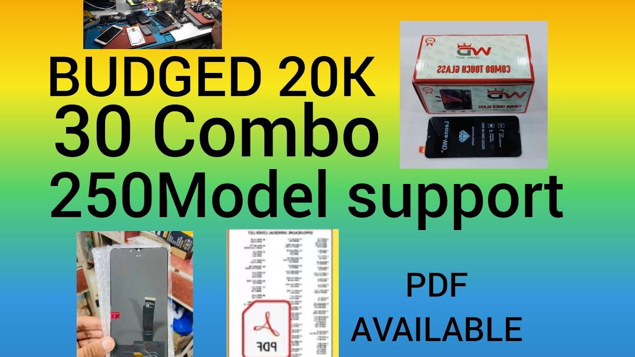Universal Mobile Combo list PDF यूनिवर्सल मोबाइल कॉम्बो सूची PDF#20k Par 30 combo 250+model Support 