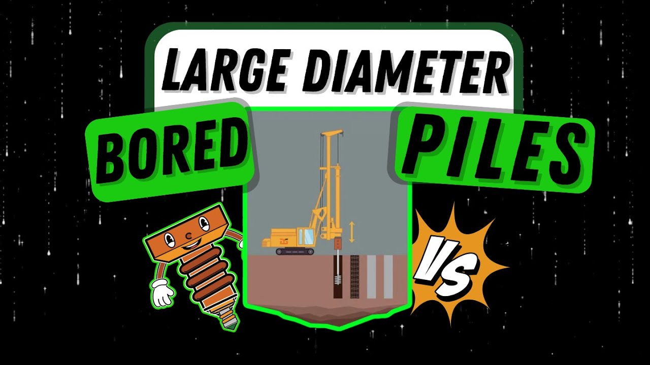 Large diameter bored piles