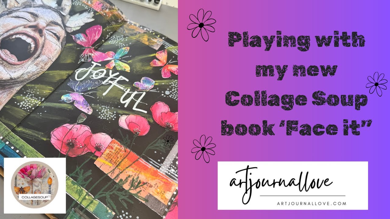 Let's play with my new collage soup book
