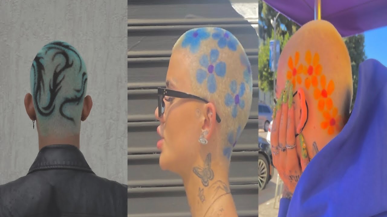 SHAVED HEAD DESIGNS 2021!