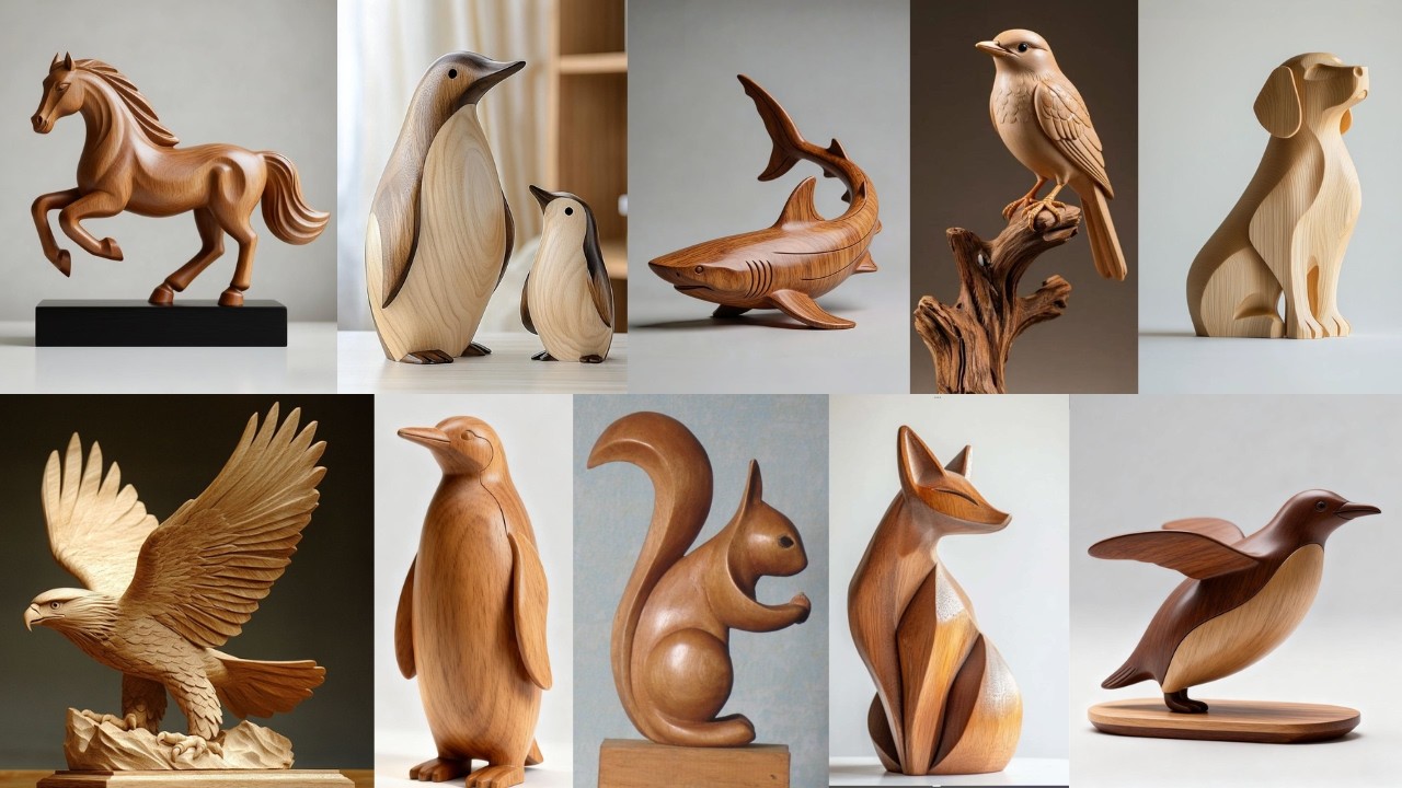 Make money making these beautiful wood animal art #homedecor #woodscraft #home #woodworking #decor