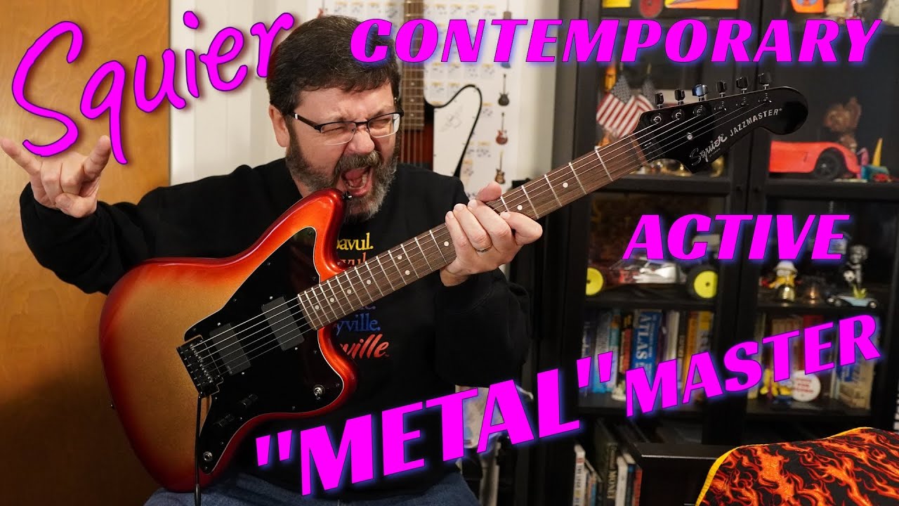 Can an EMG 81/60 pickup combo turn a Squier Contemporary Active Jazzmaster into a METALmaster?