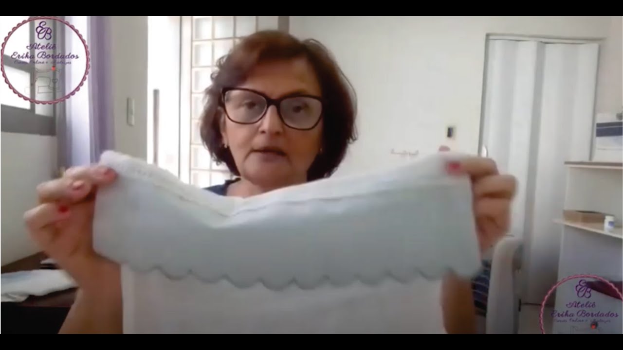 #DICADAERIKA - Montagem do barradinho com Festonê na fraldinha.