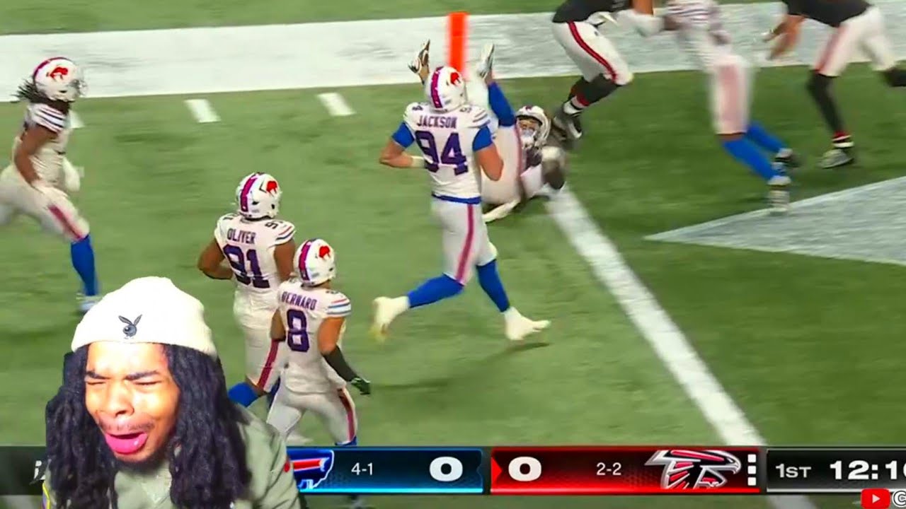 Falcons Fan Reacts To INTENSE MNF Battle vs Bills!!