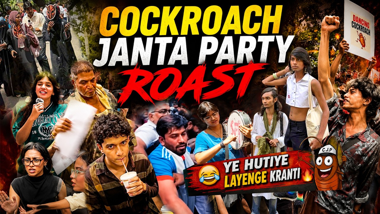Ye Hutiye Layenge Kranti 🤣 | Cockroach Janta Party Roast | Abhijeet Dipke Roast | CJP Roast | Twibro
