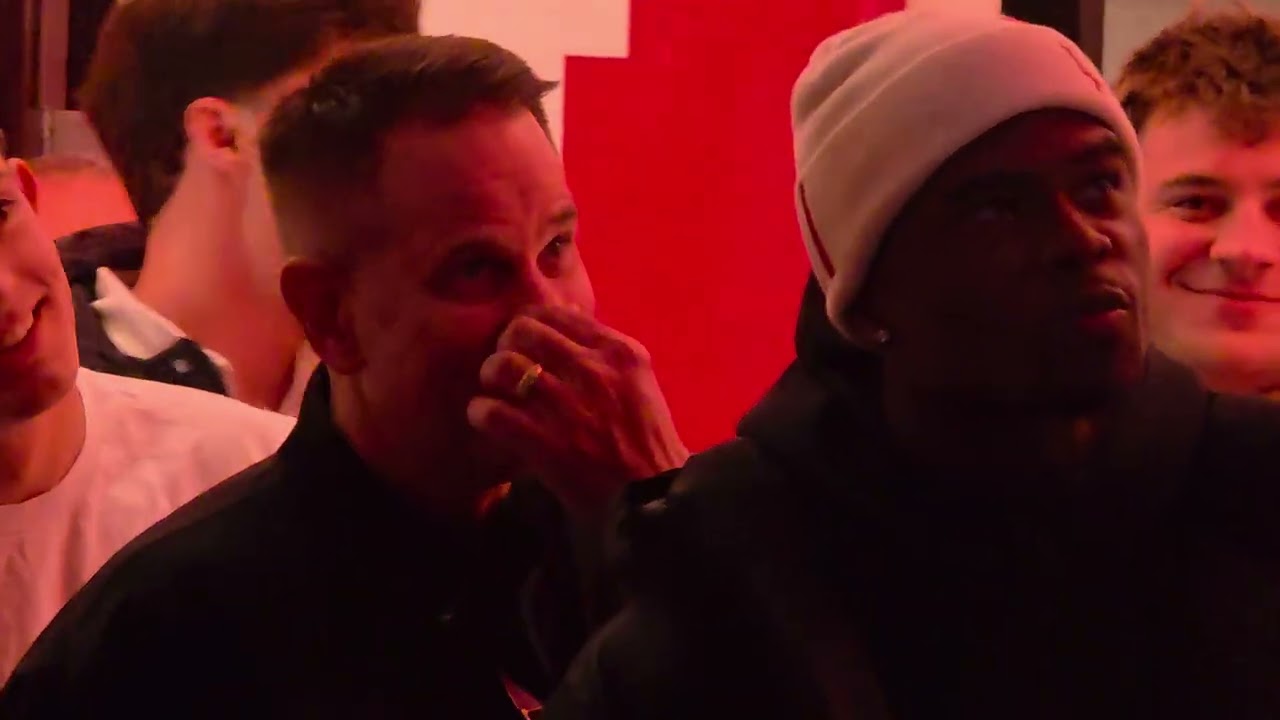 Indiana football coach Curt Cignetti enjoying a video before #iubb v Purdue