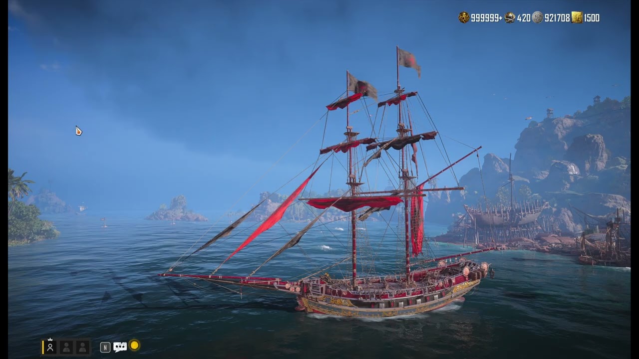 Showcasing the Brig Zamma Zamma 3 reload build on Skull and Bones the Best Pirate Game!