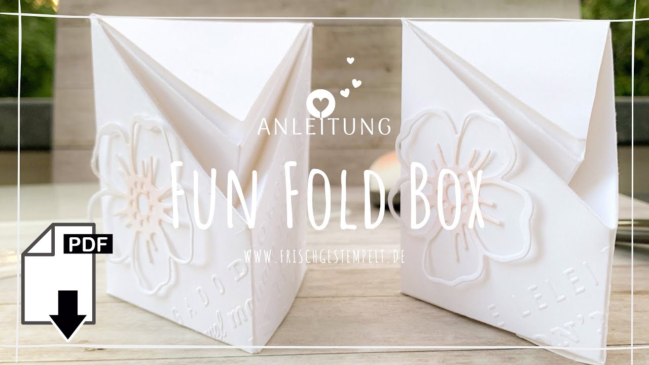 Fun Fold Box 📦 Besondere Box 📦 Stampin‘ Up! 📦 DIY 📦 Tutorial 📦 Fancy Fold Box
