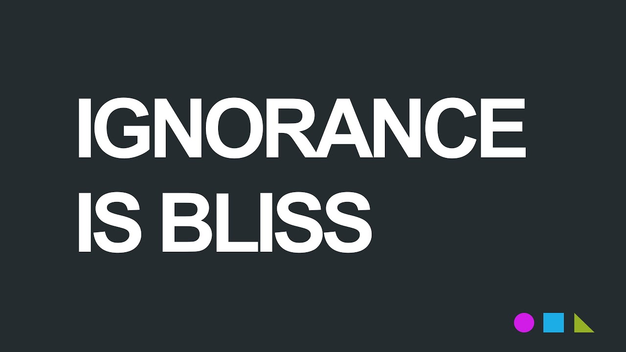 Martwy piksel - Ignorance is bliss