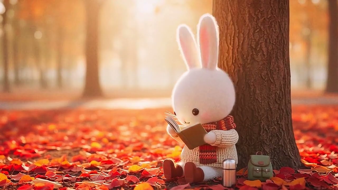 Cozy Autumn Study Music 🍁 Relaxing Background Music for Kids & Reading (1 Hour)