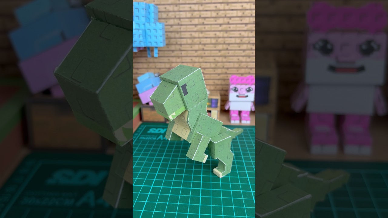T-Rex Paper Craft | Grow a Garden #growagarden #papercraft #diy #roblox #tutorial #handmade #ideas
