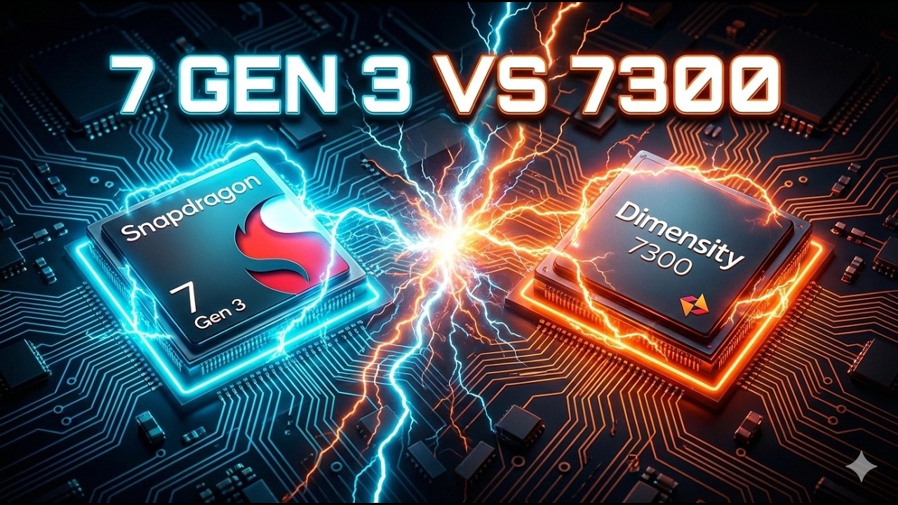 Snapdragon 7 Gen 3 vs Dimensity 7300 ⚡ Mid-Range Performance Clash! Full Test 🔥