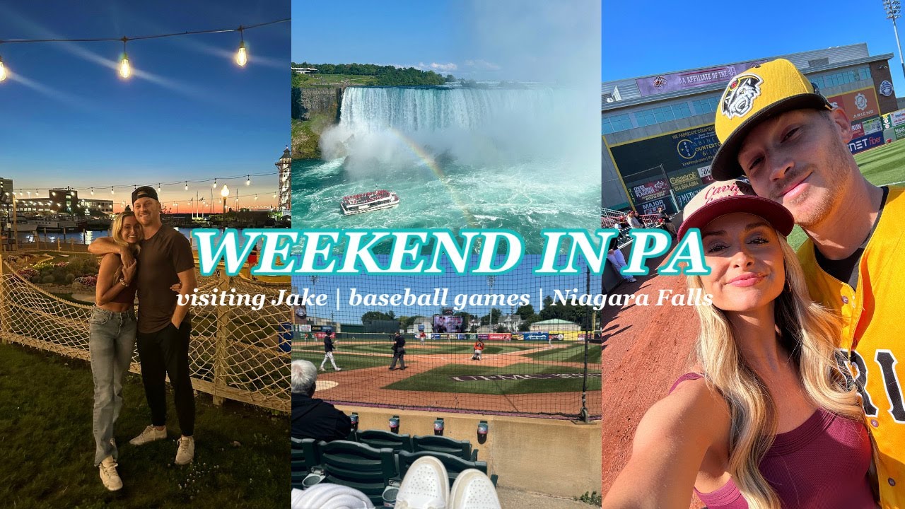 VLOG: weekend in PA, baseball games, Niagara Falls