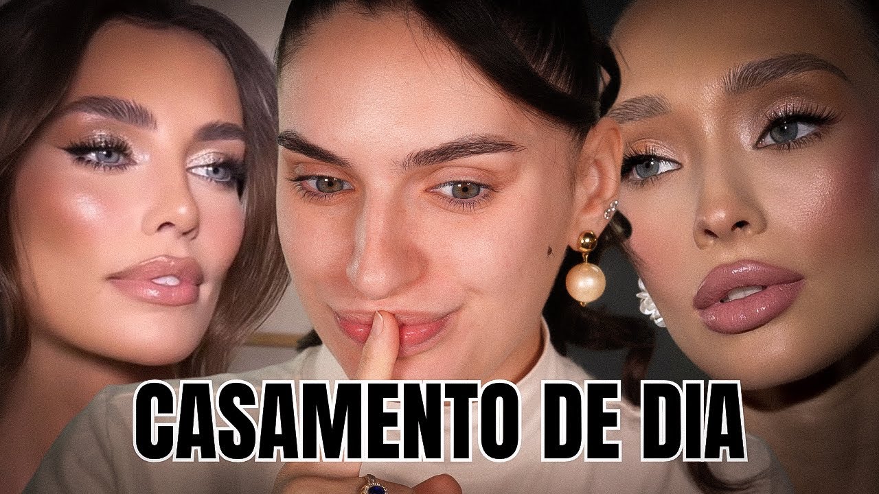 fazendo teste da MINHA MAQUIAGEM de NOIVA 👰🏻‍♀️- com tons quentes 