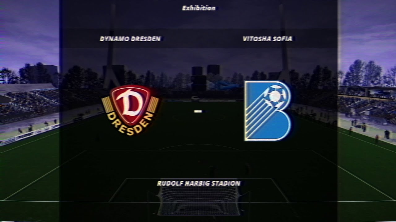 Dynamo Dresden vs Vitosha Sofia 1988-89 | Rudolf-Harbig-Stadion | PES 2021 + 88-89 Reload Patch